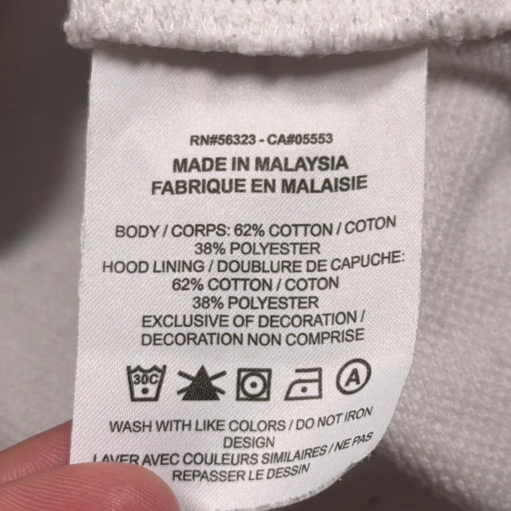 Nike Jordan Hoodie Men Medium White Graphic Pullover Air Wings Swoosh Jumpman